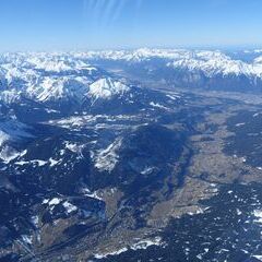Flugwegposition um 13:14:10: Aufgenommen in der Nähe von Gemeinde Navis, Navis, Österreich in 4398 Meter